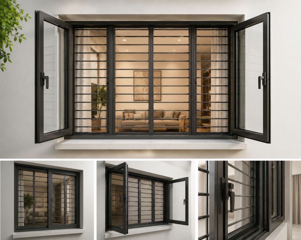 Dual Window System (2-in-1 Safety Window)